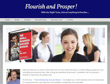 Tablet Screenshot of flourishandprosper.com
